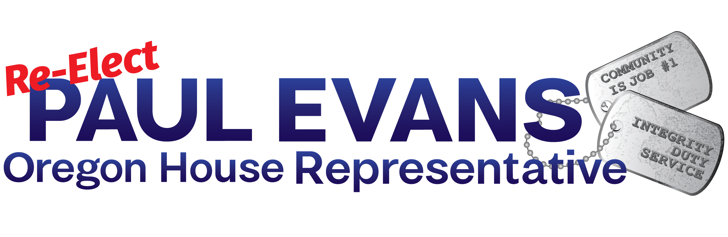 Paul Evans para el Distrito 20 de la Cámara de Representantes